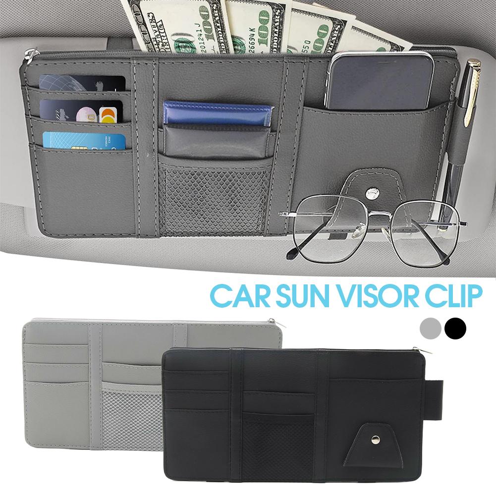 Car Accessories For Elderly - منظم حاجب شمس السيارة، حامل مستندات