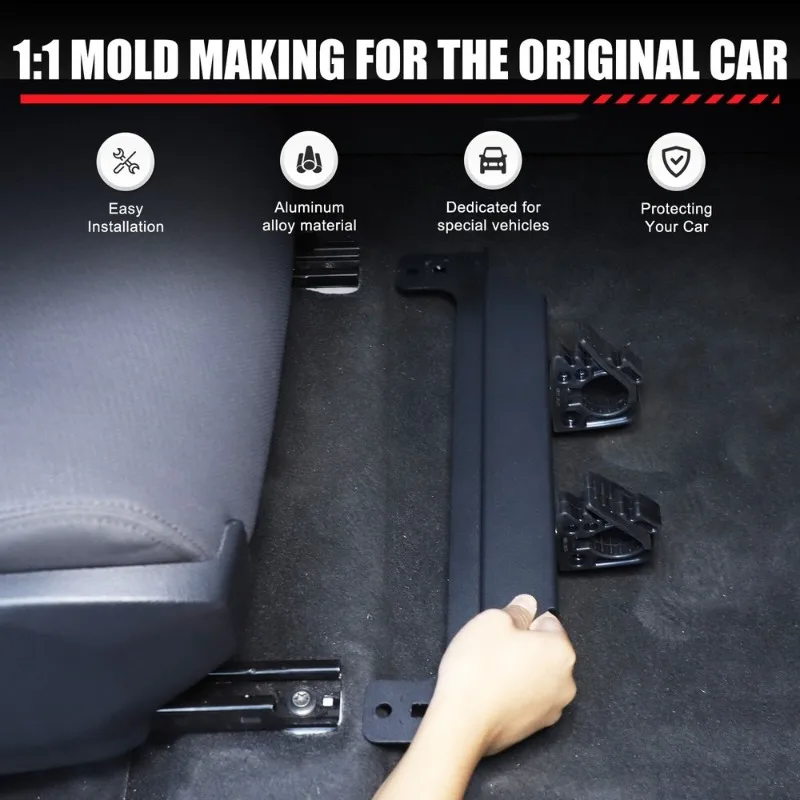 Car Accessories Under 1000 - سبائك الألومنيوم الأسود سيارة تحت مقعد