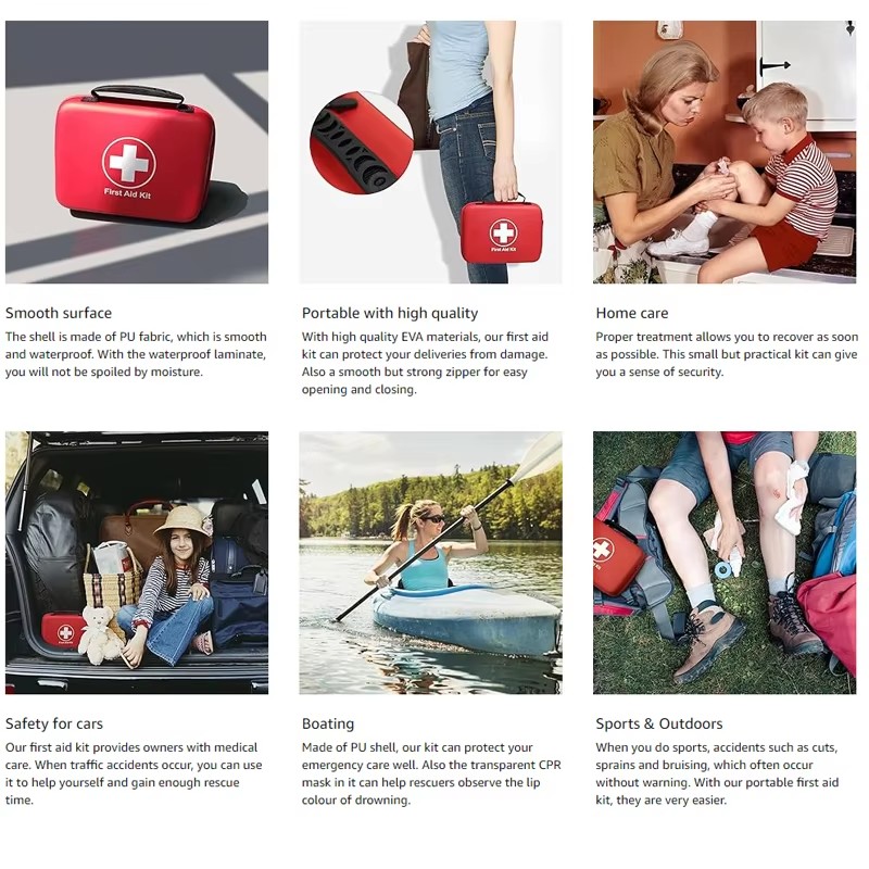 مجموعة الإسعافات الأولية المحم - مراجعة Car Accessories For Elderly وسعره