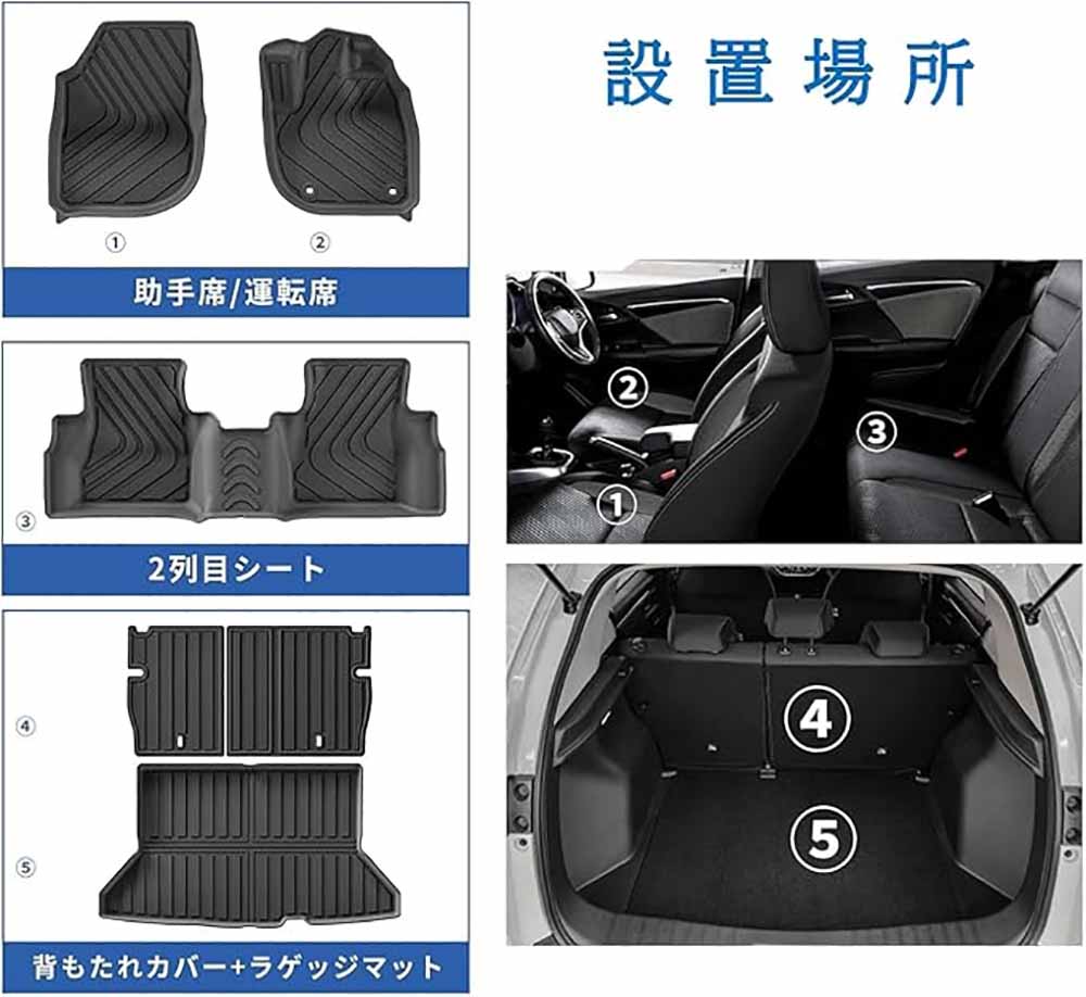 سجادات أرضية للسيارة من Smabee - مراجعة Car Accessories Honda وسعره