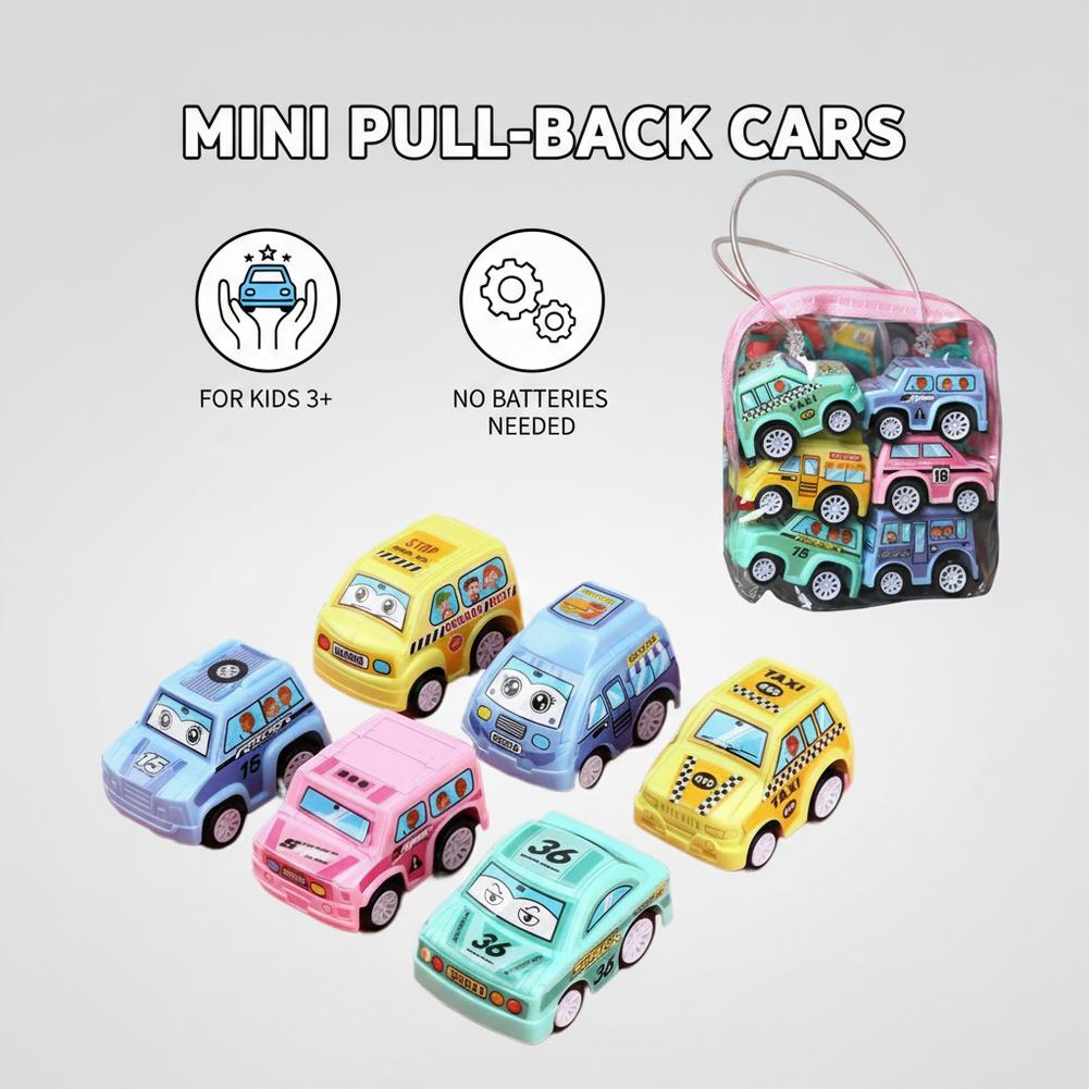6 قطع سيارات لعبة مصغرة تعمل ب - مراجعة Car Accessories For Boys وسعره